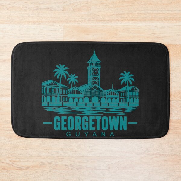 Item preview, Georgetown Guyana Line Art Landmark Poster designed and sold by CMYKStudio.