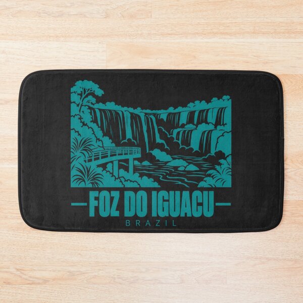 Item preview, Foz do Iguacu Brazil Line Art Landmark Poster designed and sold by CMYKStudio.