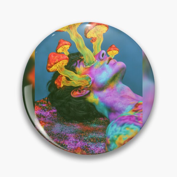 Item preview, Mushrooms Blooming From A Dreaming Face designed and sold by MongLongStudio.