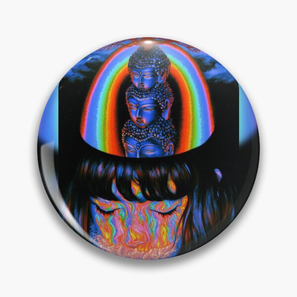 Item preview, The Rainbow Crown Of Three Buddhas designed and sold by MongLongStudio.