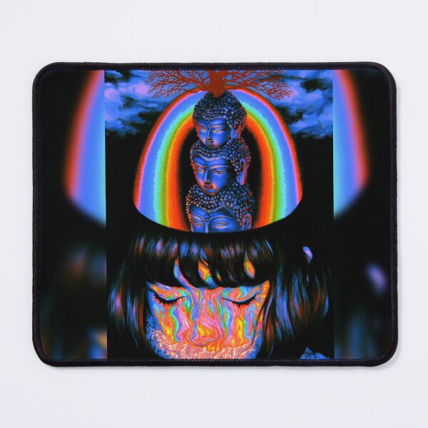 Item preview, The Rainbow Crown Of Three Buddhas designed and sold by MongLongStudio.