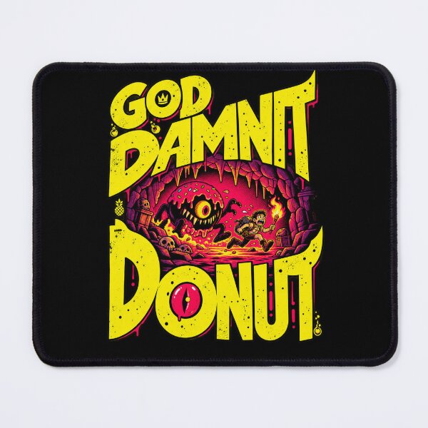 Item preview, God Damnit Donut – Dungeon Monster Chase designed and sold by leoncbrunet.