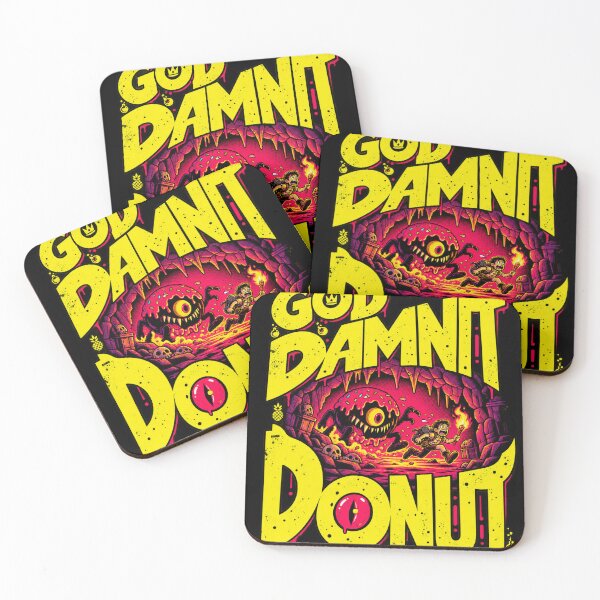 Item preview, God Damnit Donut – Dungeon Monster Chase designed and sold by leoncbrunet.