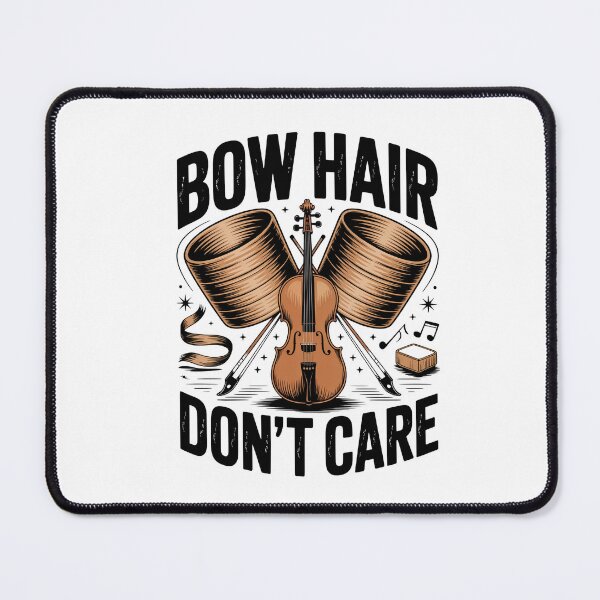 Item preview, Bow Hair Don't Care - Cello Humor designed and sold by HappyDelights.