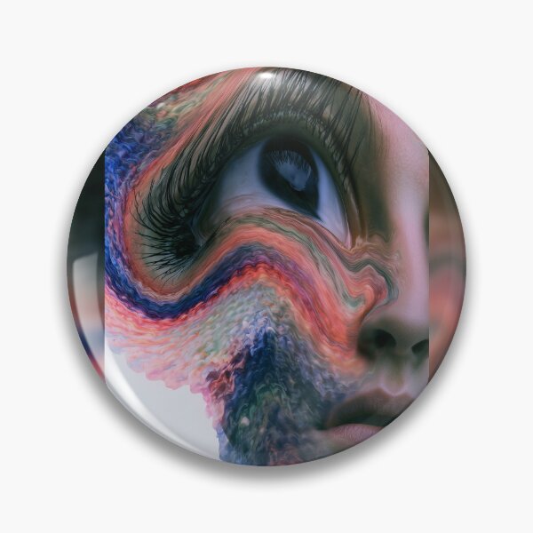 Item preview, Rainbow Static Dissolving Into Skin designed and sold by MongLongStudio.
