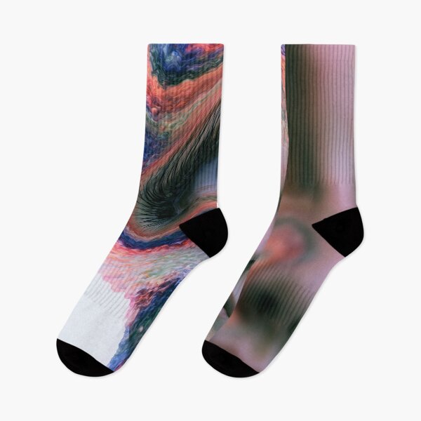 Item preview, Rainbow Static Dissolving Into Skin designed and sold by MongLongStudio.