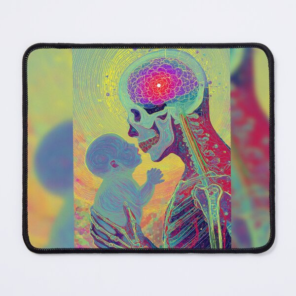 Item preview, The Flower Mind Skeleton And The Child designed and sold by MongLongStudio.