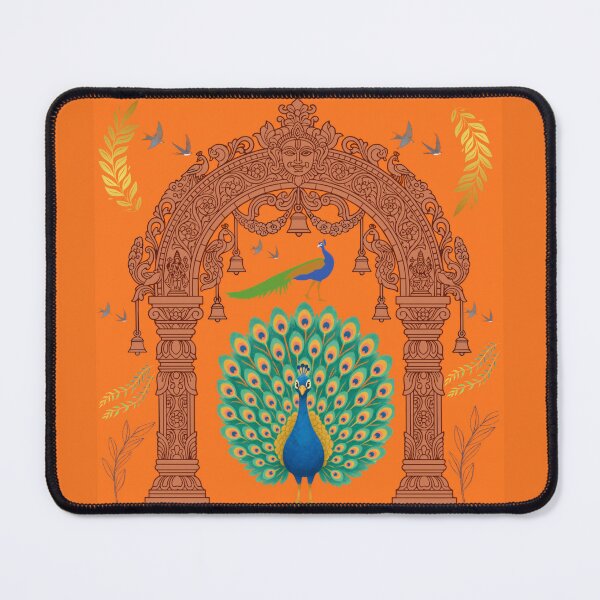 Item preview, Ornate Peacock Temple Art designed and sold by Azurart2.