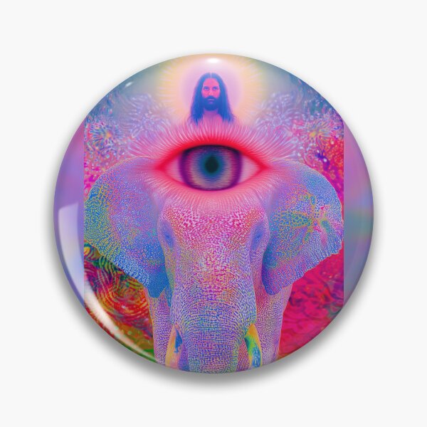 Item preview, The Halo Figure Above The Elephant's Third Eye designed and sold by MongLongStudio.