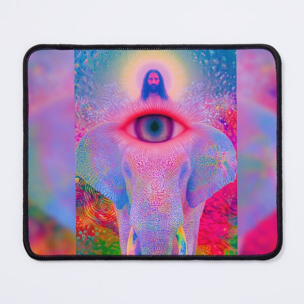 Item preview, The Halo Figure Above The Elephant's Third Eye designed and sold by MongLongStudio.