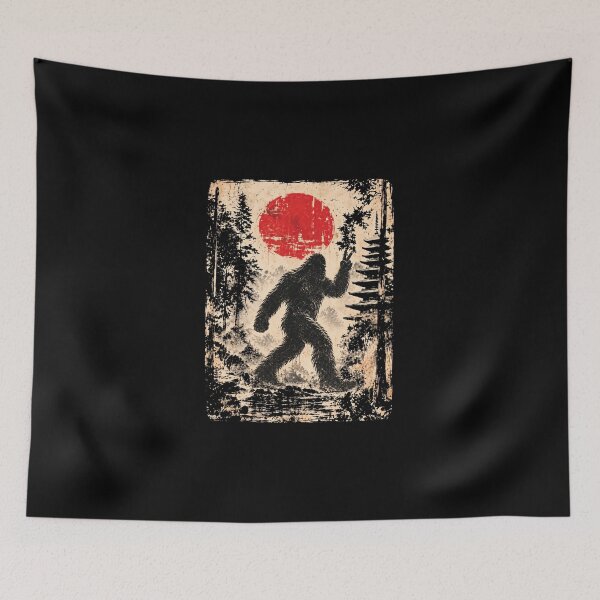 Item preview, Vintage Bigfoot, Funny Japanese Graphic designed and sold by Saitokuu7Art.