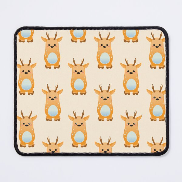 Item preview, Pattern of Cute Pastel Baby Deer - Kawaii Chibi illustration designed and sold by Agamaji.