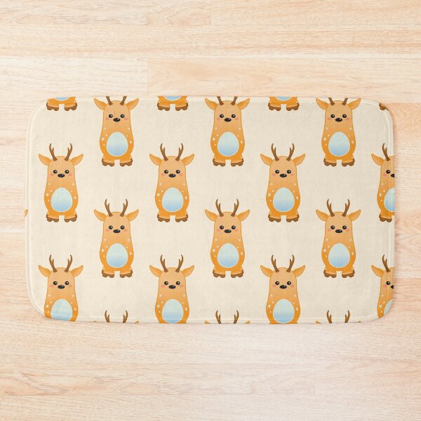 Item preview, Pattern of Cute Pastel Baby Deer - Kawaii Chibi illustration designed and sold by Agamaji.