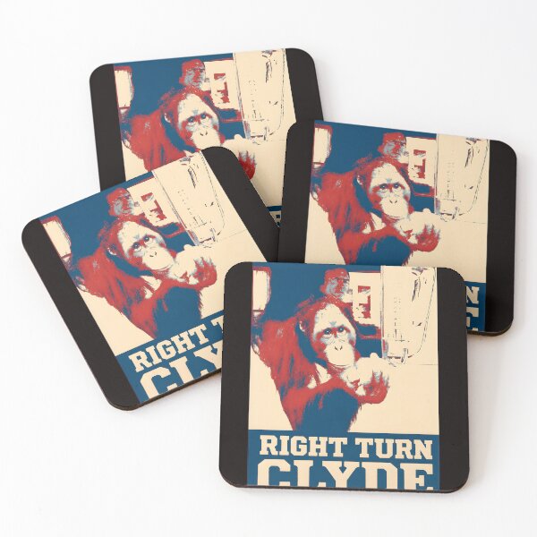 Item preview, Right Turn Clyde Orangutan Retro  designed and sold by Doublettadraw.