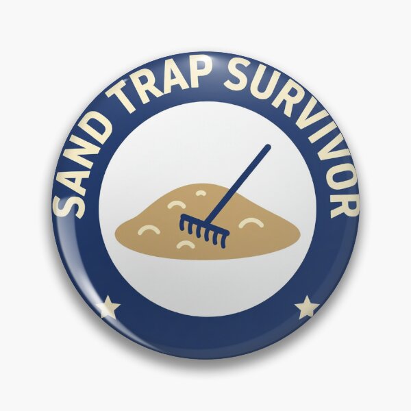 Item preview, Sand Trap Survivor Clean Golf Shirt designed and sold by DripyDesigns.