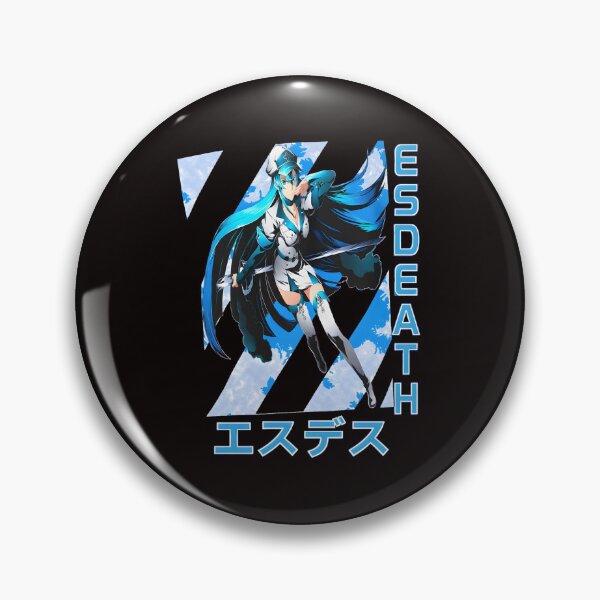 Item preview, Esdeath Anime Action Power Blue White  designed and sold by Doublettadraw.