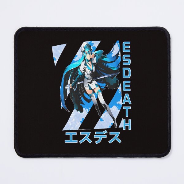 Item preview, Esdeath Anime Action Power Blue White designed and sold by Doublettadraw.