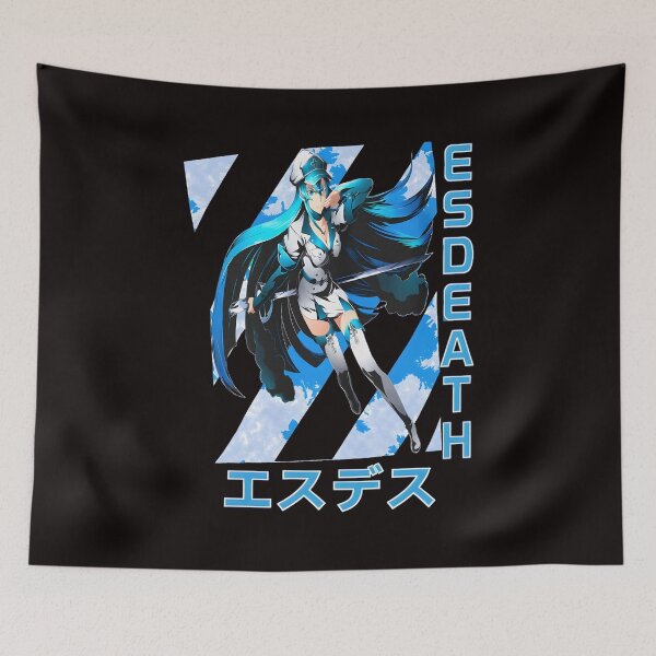 Item preview, Esdeath Anime Action Power Blue White  designed and sold by Doublettadraw.
