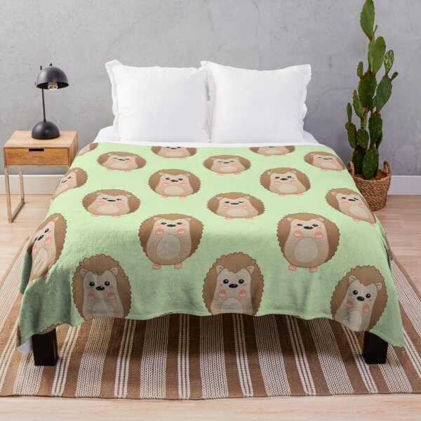 Item preview, Pattern of Cute Pastel Baby hedgehog - Kawaii Chibi illustration designed and sold by Agamaji.