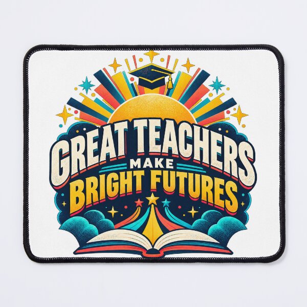 Item preview, Great Teachers Make Bright Futures — Teacher Appreciation Design designed and sold by CaribChroma.