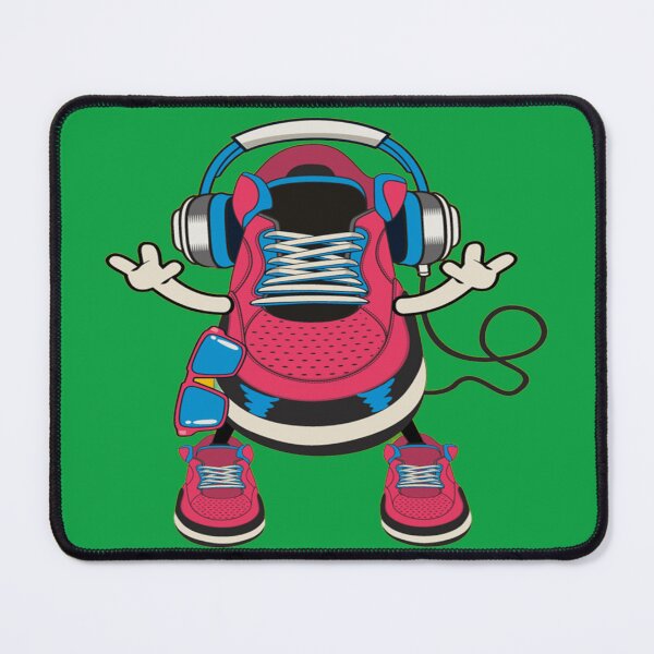 Item preview, Retro Sneaker DJ Music Character designed and sold by Johnnies.