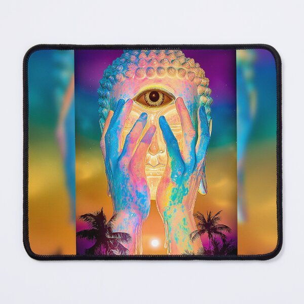 Item preview, The Buddha's Third Eye Between Melting Hands designed and sold by MongLongStudio.