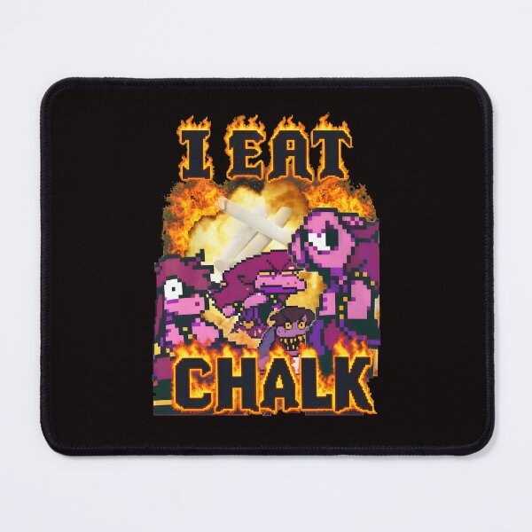 Item preview, Pixel Art Fiery "I EAT CHALK" Gaming designed and sold by Doublettadraw.