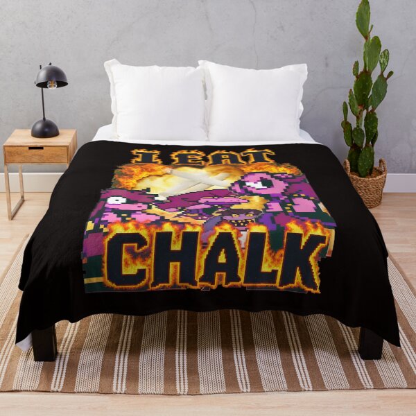 Item preview, Pixel Art Fiery "I EAT CHALK" Gaming designed and sold by Doublettadraw.