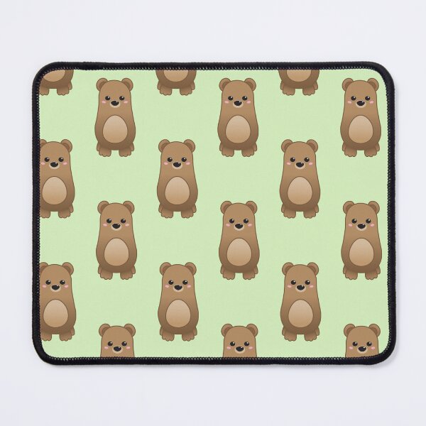 Item preview, Pattern of Cute Pastel Baby Bear - Kawaii Chibi illustration designed and sold by Agamaji.