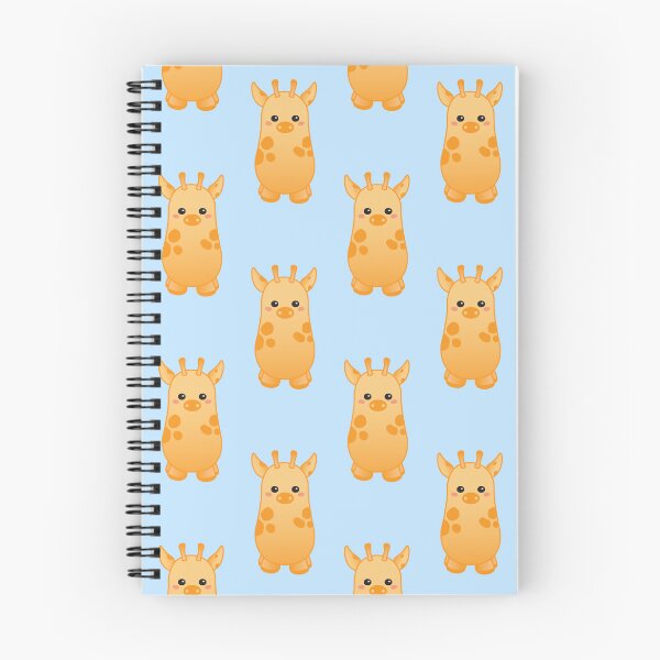Item preview, Pattern of Cute Pastel Baby giraffe - Kawaii Chibi illustration designed and sold by Agamaji.