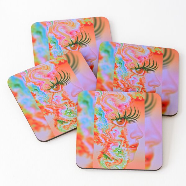 Item preview, Marbled Colors Dissolving A Woman's Face designed and sold by MongLongStudio.