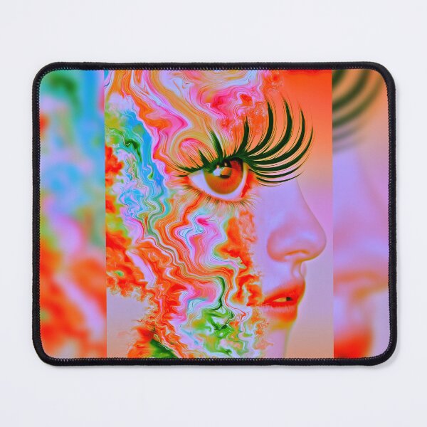Item preview, Marbled Colors Dissolving A Woman's Face designed and sold by MongLongStudio.