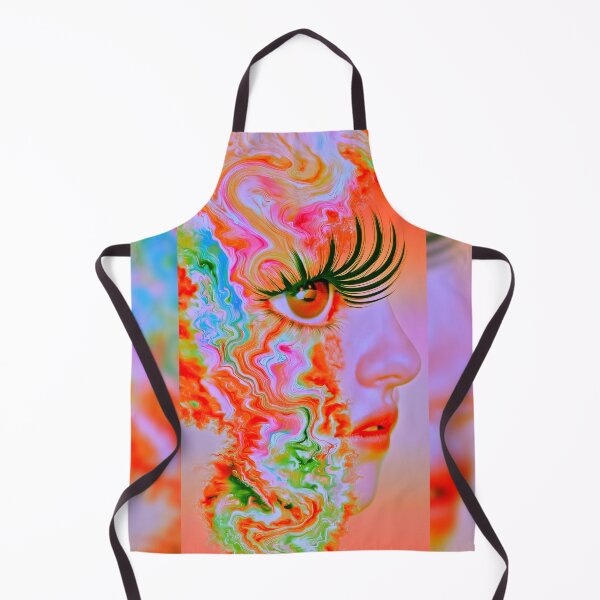 Item preview, Marbled Colors Dissolving A Woman's Face designed and sold by MongLongStudio.