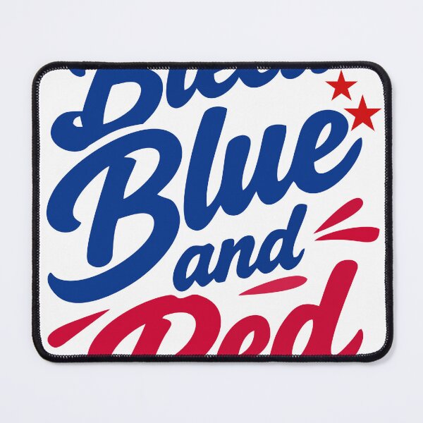 Item preview, Bleed Blue and Red - Buffalo Football Fans Game Day Design designed and sold by mazyoy.