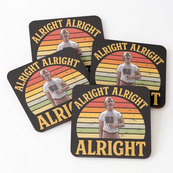 Item preview, Alright Alright Alright Retro Sunset designed and sold by Doublettadraw.