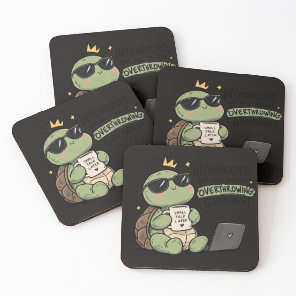Item preview, Overthinking Turtle Funny Design designed and sold by SimsimahLaughs.