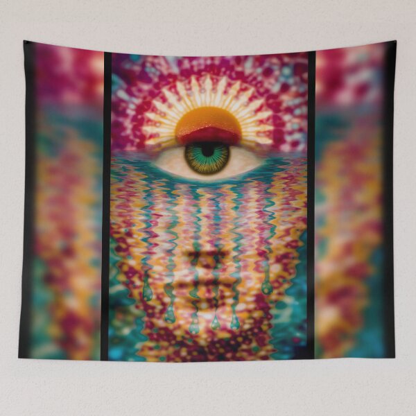 Item preview, The Sun Eye's Dripping Rainbow Tears designed and sold by MongLongStudio.