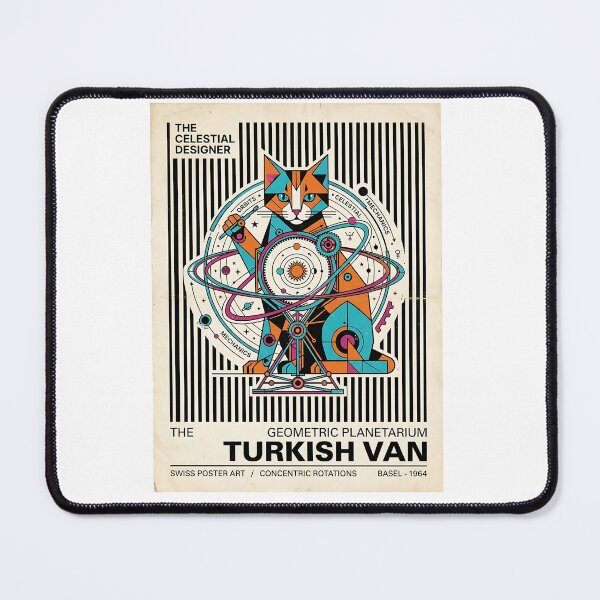 Item preview, Turkish Van Planetarium Designer designed and sold by PictoVibe.