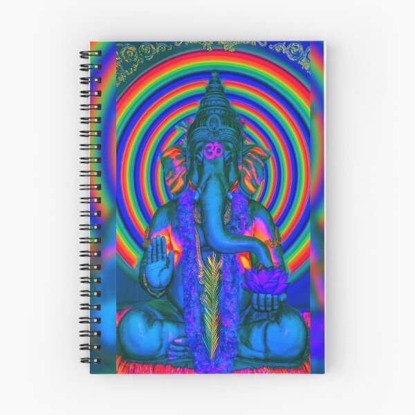 Item preview, Ganesha's Rainbow Spiral Blessing designed and sold by MongLongStudio.