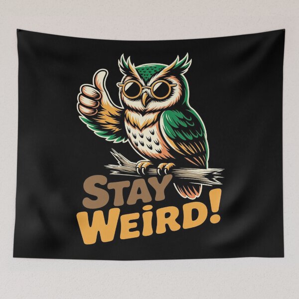 Item preview, Stay Weird Design designed and sold by Mindful Wall Art Studio.
