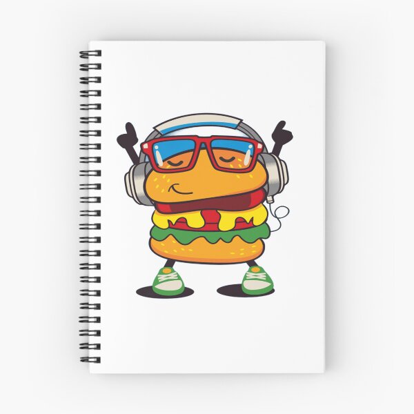Item preview, Cool Dancing Burger Character with Headphones and Sunglasses designed and sold by Johnnies.