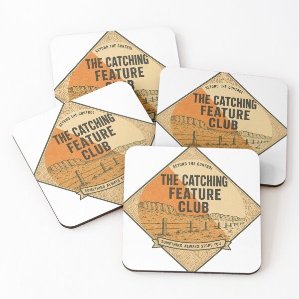Item preview, The Catching Feature Club Orienteering Catching Line Badge designed and sold by BoosterShop.