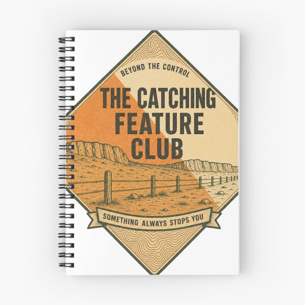 Item preview, The Catching Feature Club Orienteering Catching Line Badge designed and sold by BoosterShop.