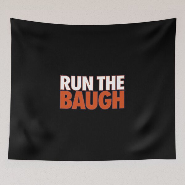 Item preview, Run The Baugh Football Coach Vintage Typography designed and sold by RealZack Arcov.