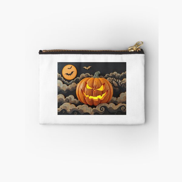 Item preview, Midnight Mischief – Glowing Halloween Pumpkin designed and sold by tambanow.