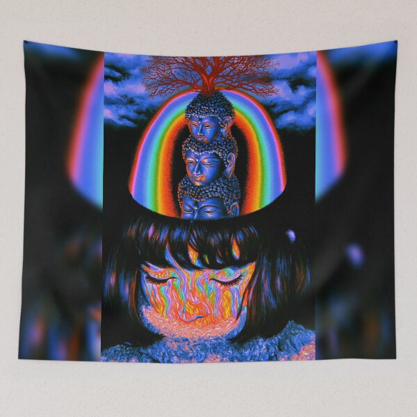 Item preview, The Buddhas Blooming Beneath Her Open Mind designed and sold by MongLongStudio.