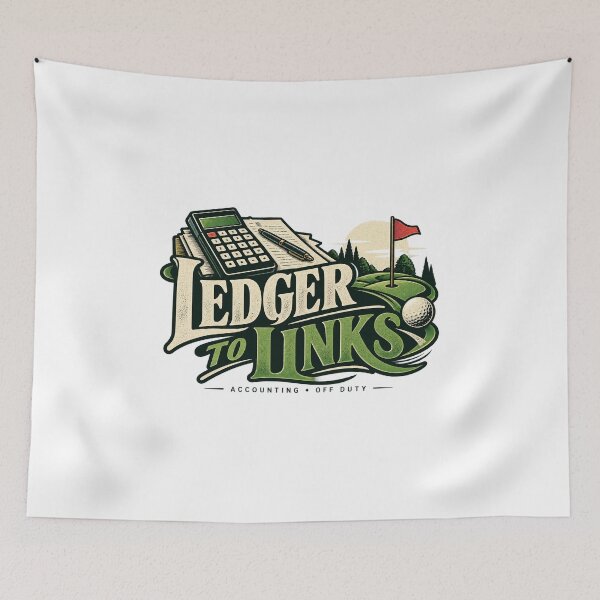 Item preview, Accountant Golf T-Shirt – Ledger to Links Funny Accounting Golf Gift designed and sold by OFFSHIFT1.