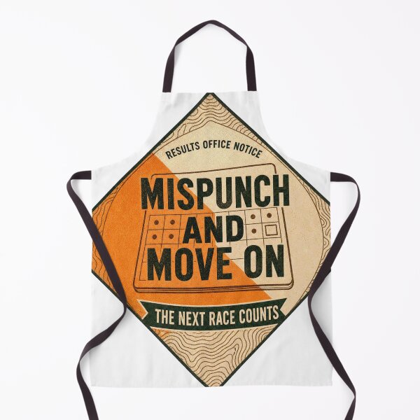 Item preview, Mispunch and Move On Orienteering Evaluation Badge designed and sold by BoosterShop.