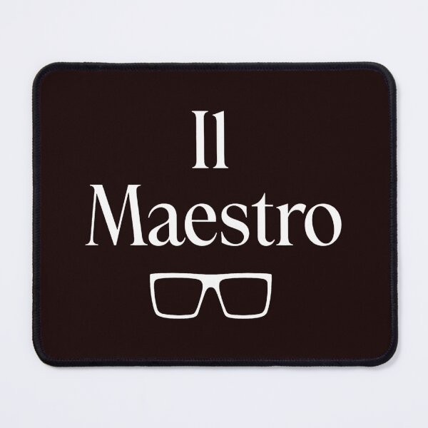 Item preview, Il Maestro Text Art With Glasses designed and sold by drawfreak.