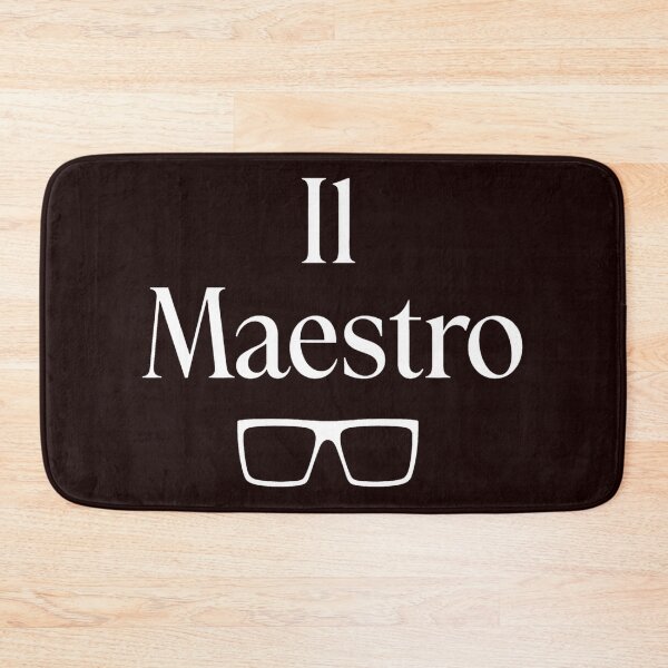 Item preview, Il Maestro Text Art With Glasses designed and sold by drawfreak.